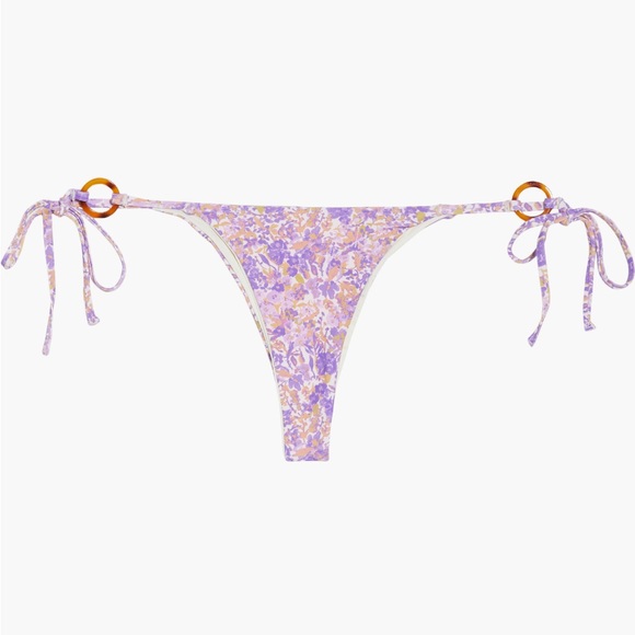 NWT House of CB Floral Print Reversible Bikini Bottoms - Picture 6 of 8